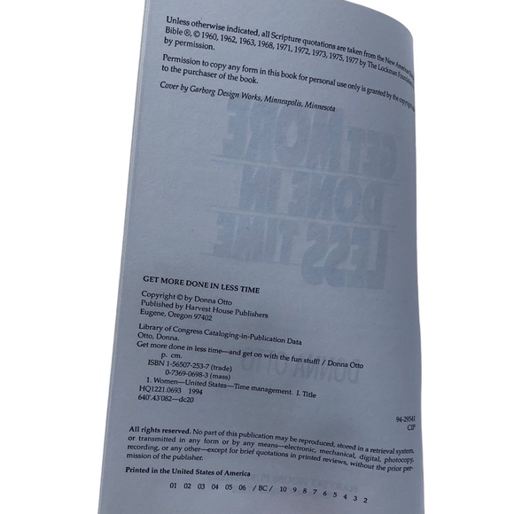 One-Minute Organizer by Donna Smallin & Get More Done In Less Time by Donna Otto - Picture 5 of 6